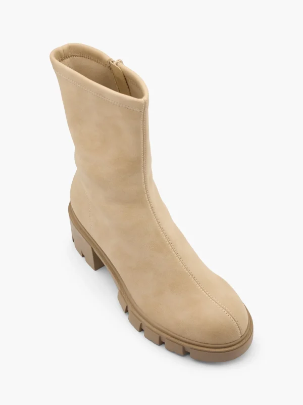 Catwalk Ankelstøvle Beige New