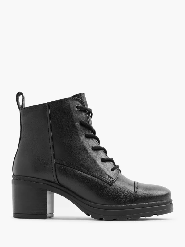 5th Avenue Ankelstøvle med snøre Sort Sale