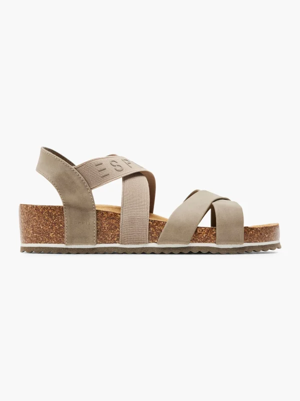 ESPRIT Biosandal Taupe Sale