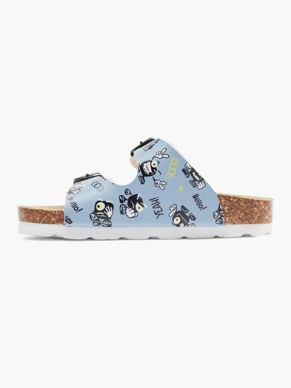 Bobbi-Shoes Biosandal Blå Hot