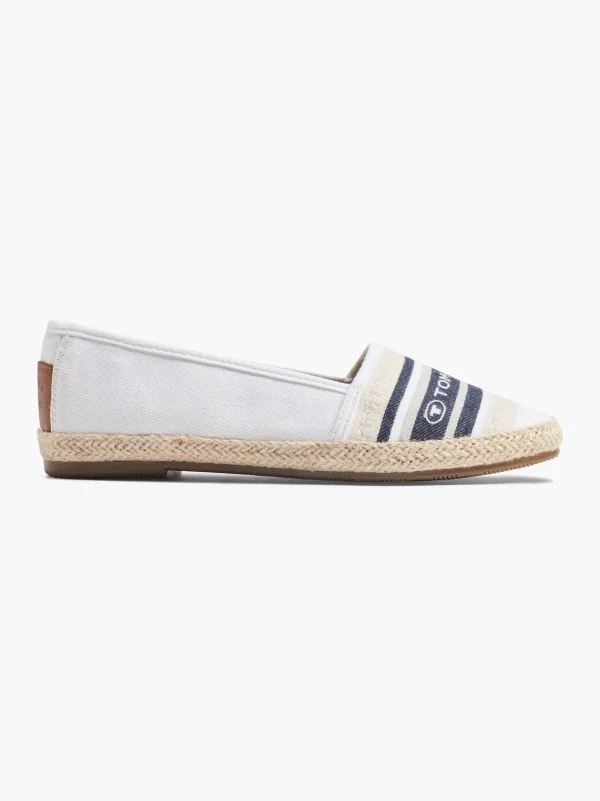 TOM TAILOR Espadrille Hvid New