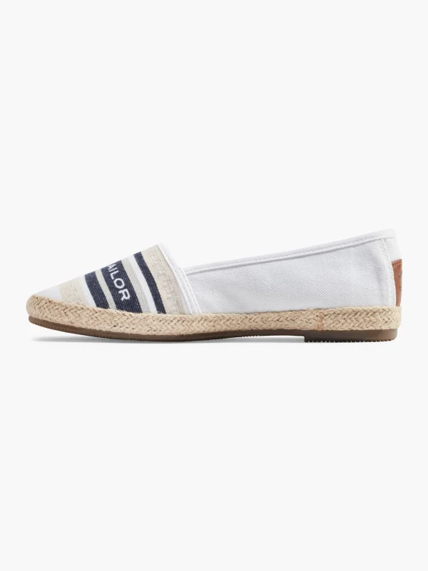 TOM TAILOR Espadrille Hvid New