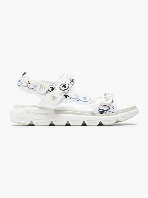 TOM TAILOR Fashion trekkingsandal Hvid Discount