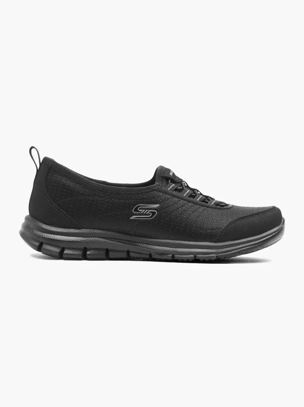 Skechers Flad sko Sort Discount