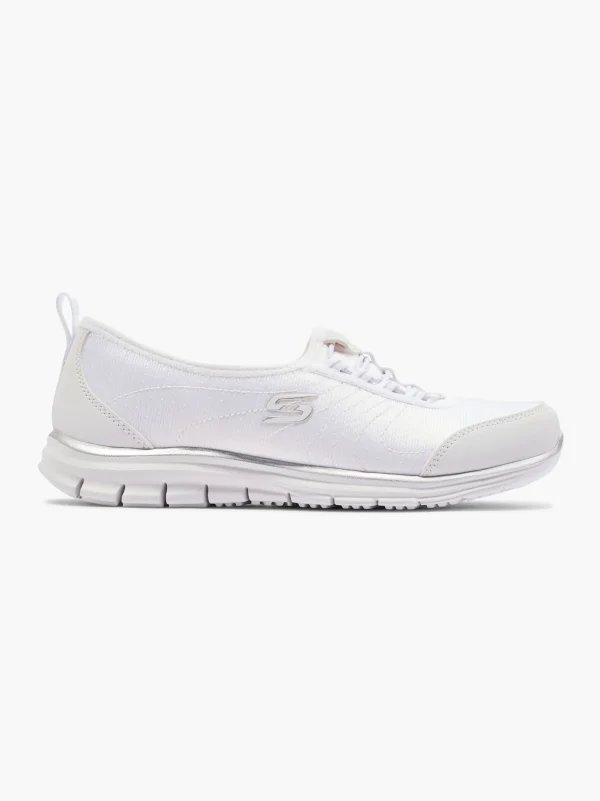 Skechers Flad sko Hvid Outlet