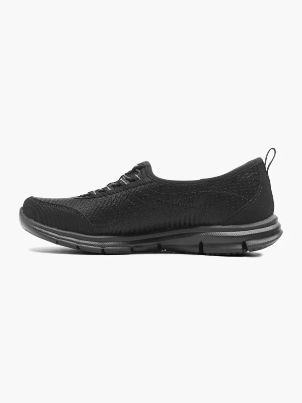 Skechers Flad sko Sort Discount