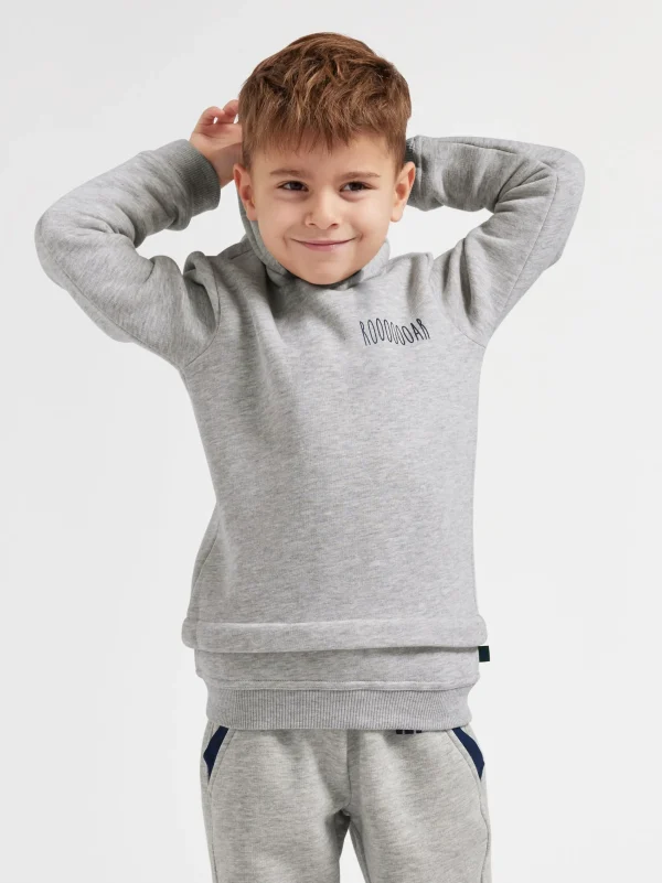 elefanten Hoodie Grå Sale