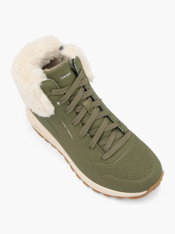 Skechers Mid cut sneaker Oliven Clearance