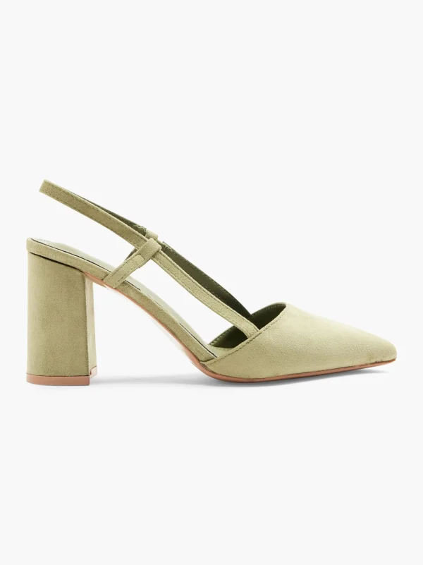 Catwalk Slingback pump Grøn Discount