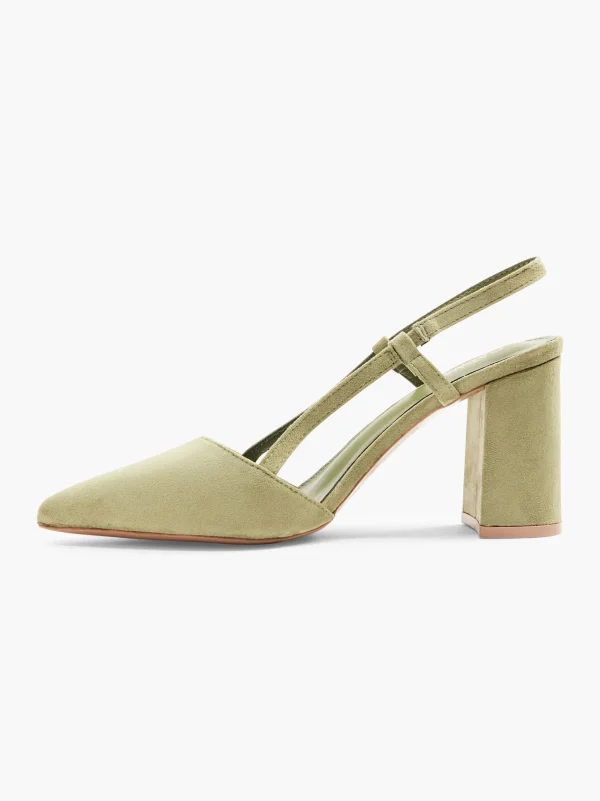 Catwalk Slingback pump Grøn Discount