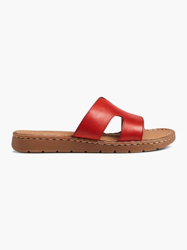 5th Avenue Slip in sandal Rød New