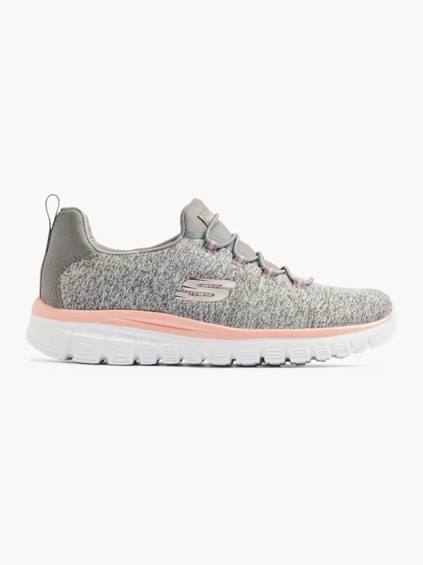 Skechers Slip on sneaker Grå Discount