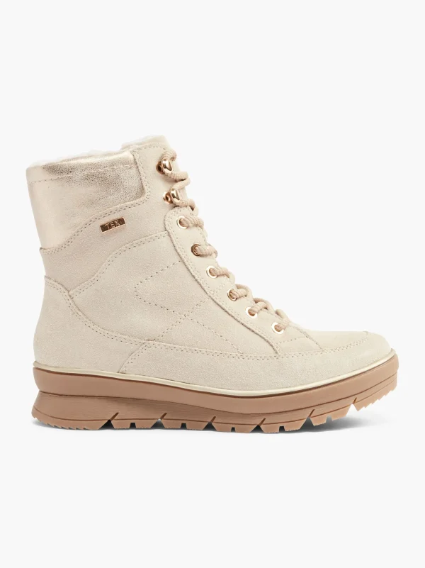 5th Avenue Snørestøvle Beige Fashion