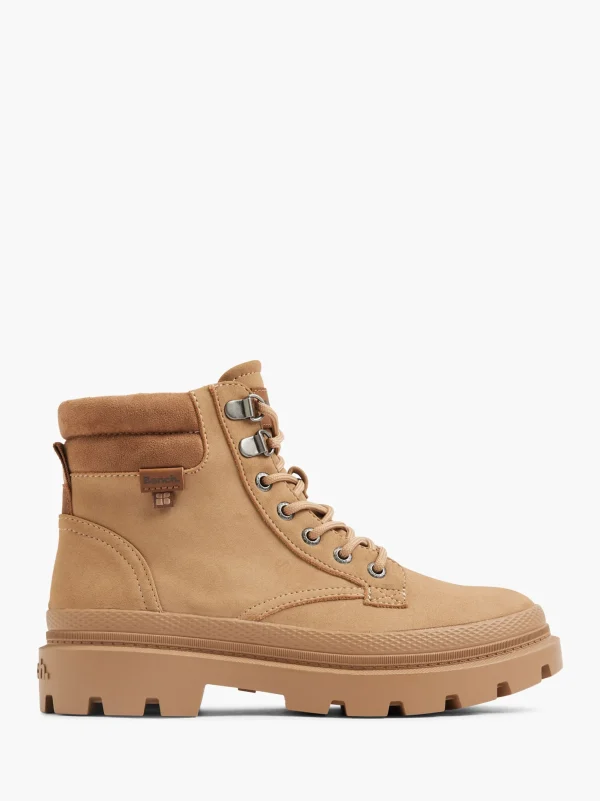 Bench Snørestøvle Beige Online