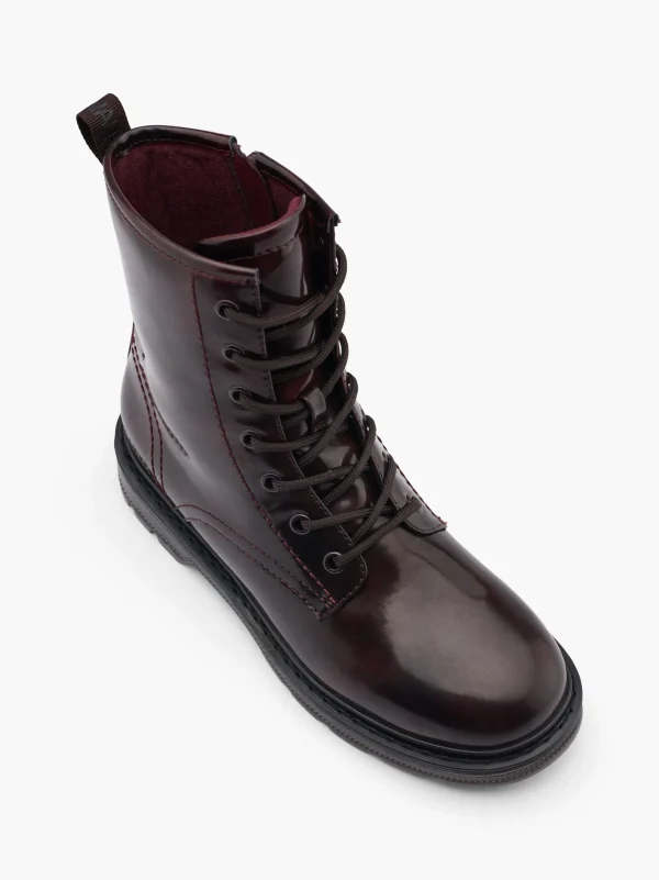 Catwalk Snørestøvle Bordeaux Discount