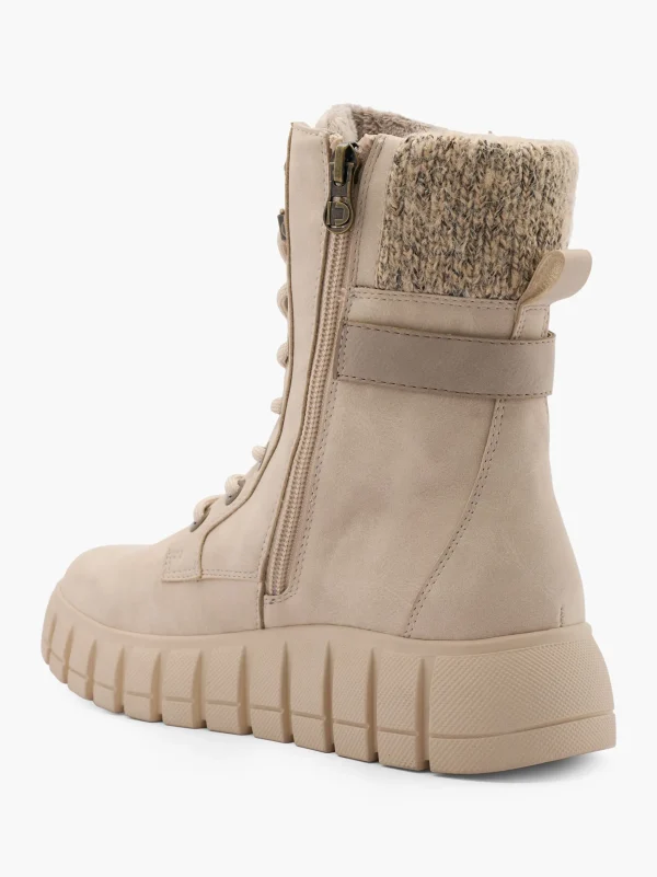 TOM TAILOR Snørestøvle Beige Online